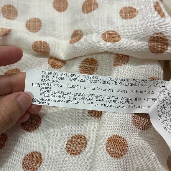 Zara Womens Small Polka Dot Tank Mini Dress Sundress Romantic Dainty Vacation - Picture 6 of 8